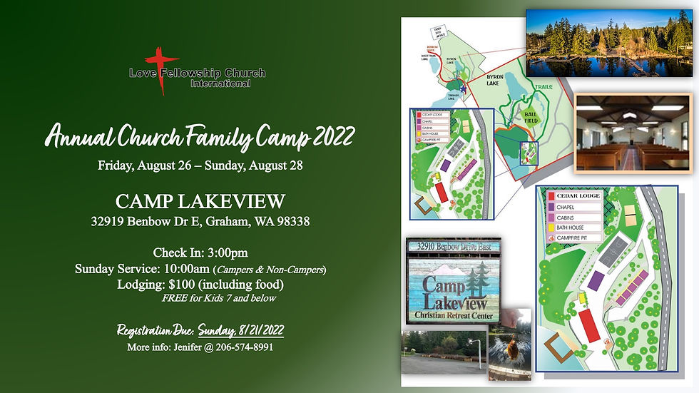 2022 LFCI ANNUAL FAMILY CAMP