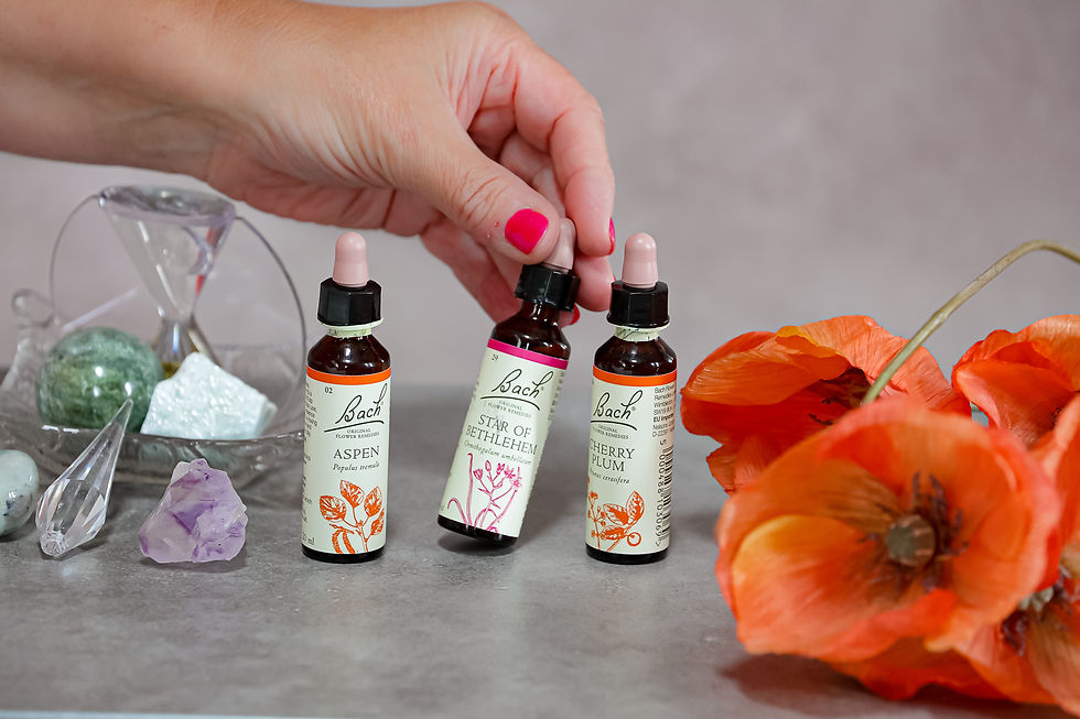 Bachs aromatherapy blends, bespoke aromatherapy blends for pain management, stress, anxiety, insomnia by Regina Curley, Dublin, Ireland