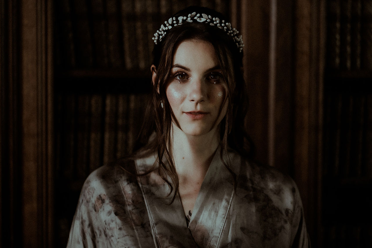 La mariée se prépare