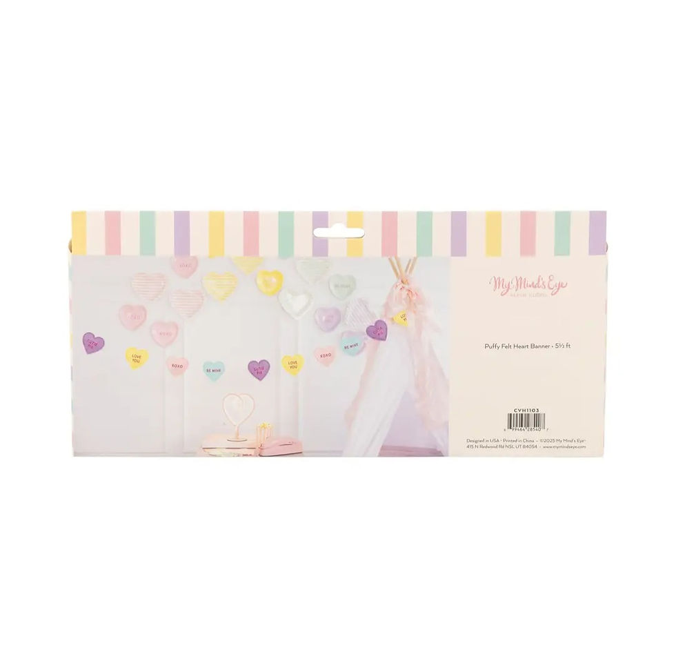 Thumbnail: Conversation Hearts Felt Banner