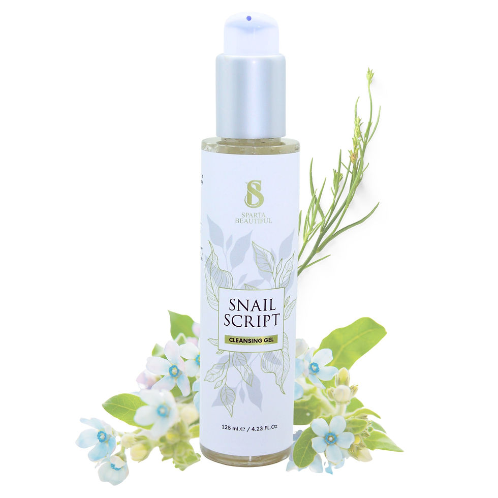 snail script snail cleanser bottle daily gentle face wash