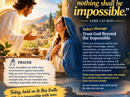 PROVISION OF GOD'S WORD