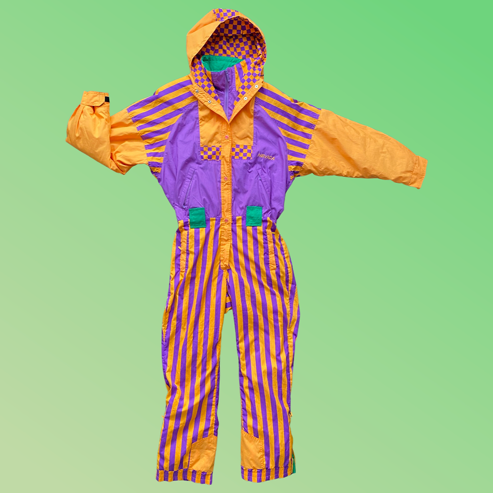 S Nevica Orange Stripes