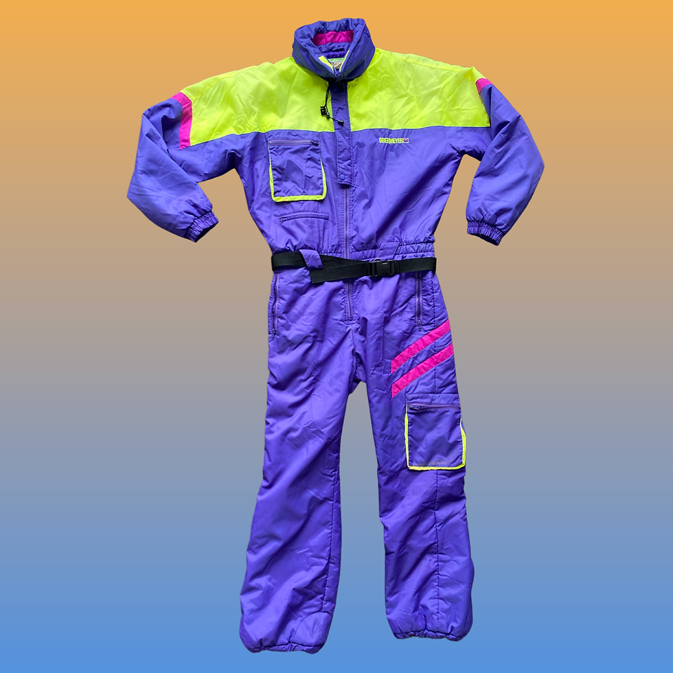 XL Obermeyer Purple Yellow