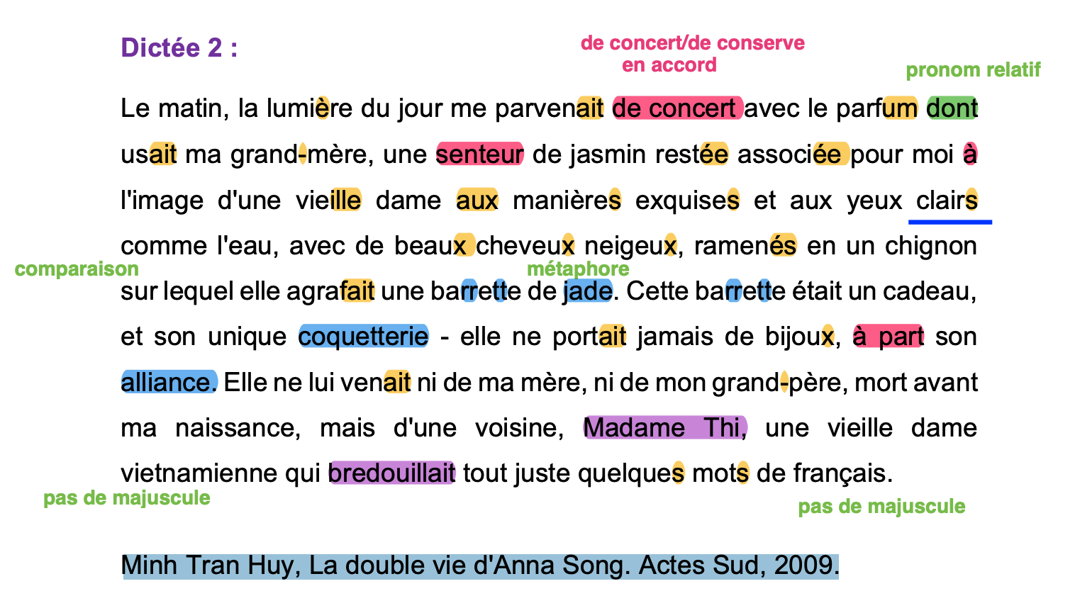 Dictée du 28/01/2023 collège et primaire / Skoolup