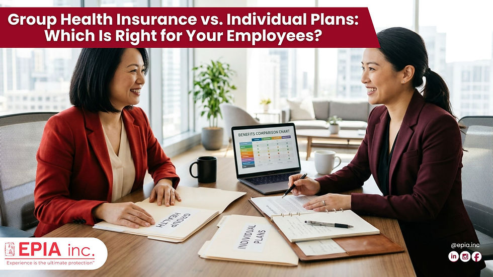 Group Health Insurance vs. Individual Plans: Which Is Right for Your Employees?