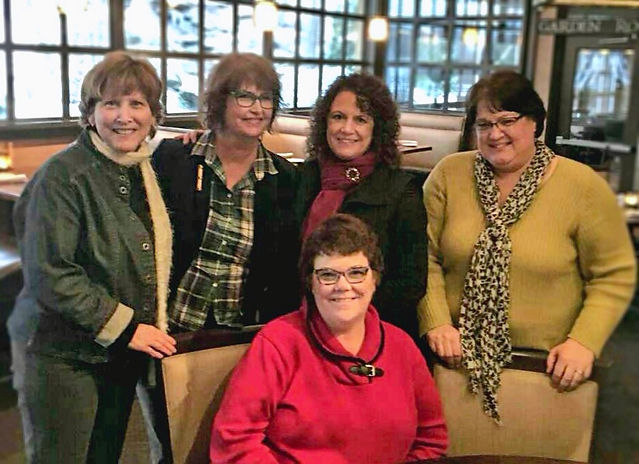 Group photo at Bishop's Post Restaurant