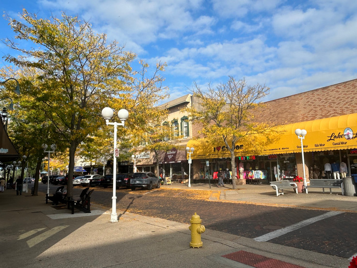 Downtown stores of St. Joseph, Mich.