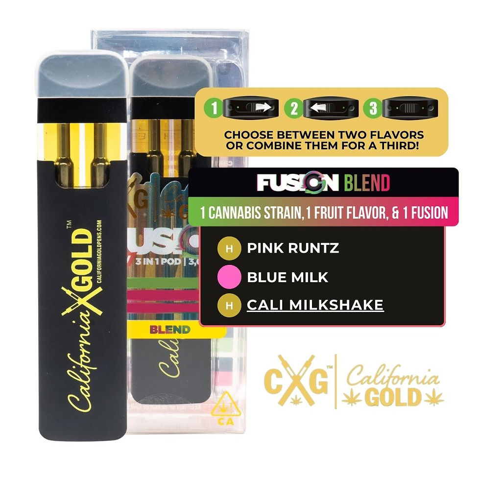 Thumbnail: CALIGOLD FUSION 3-IN-1 POD DISPOSABLE - BLENDER | 3000MG