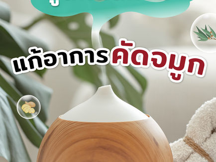 5 อโรม่าแก้อาการคัดจมูก ปรับจมูกโล่ง