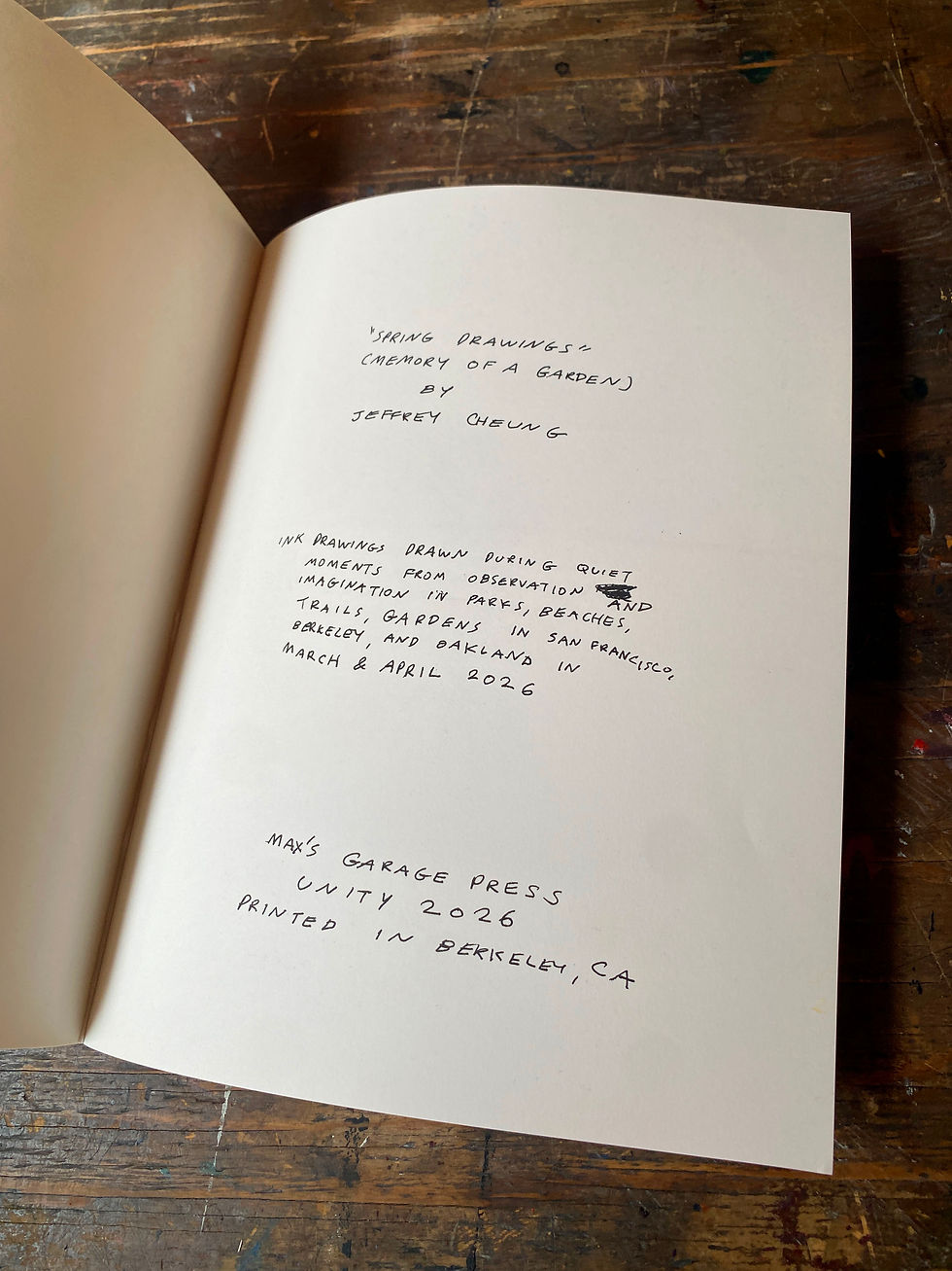 Thumbnail: “Spring Drawings” Book by Jeffrey Cheung