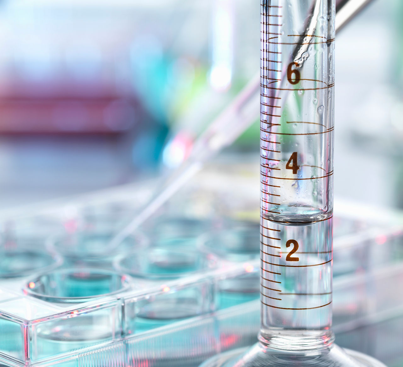 Pipetting Samples and Test Tube