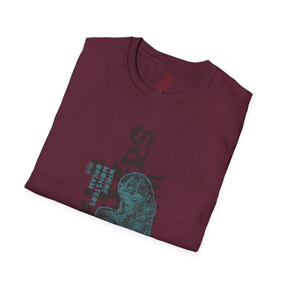 Thumbnail: KappaTag Dark Shirt  Where Monsters Dream T-shirt, Artist's Edition