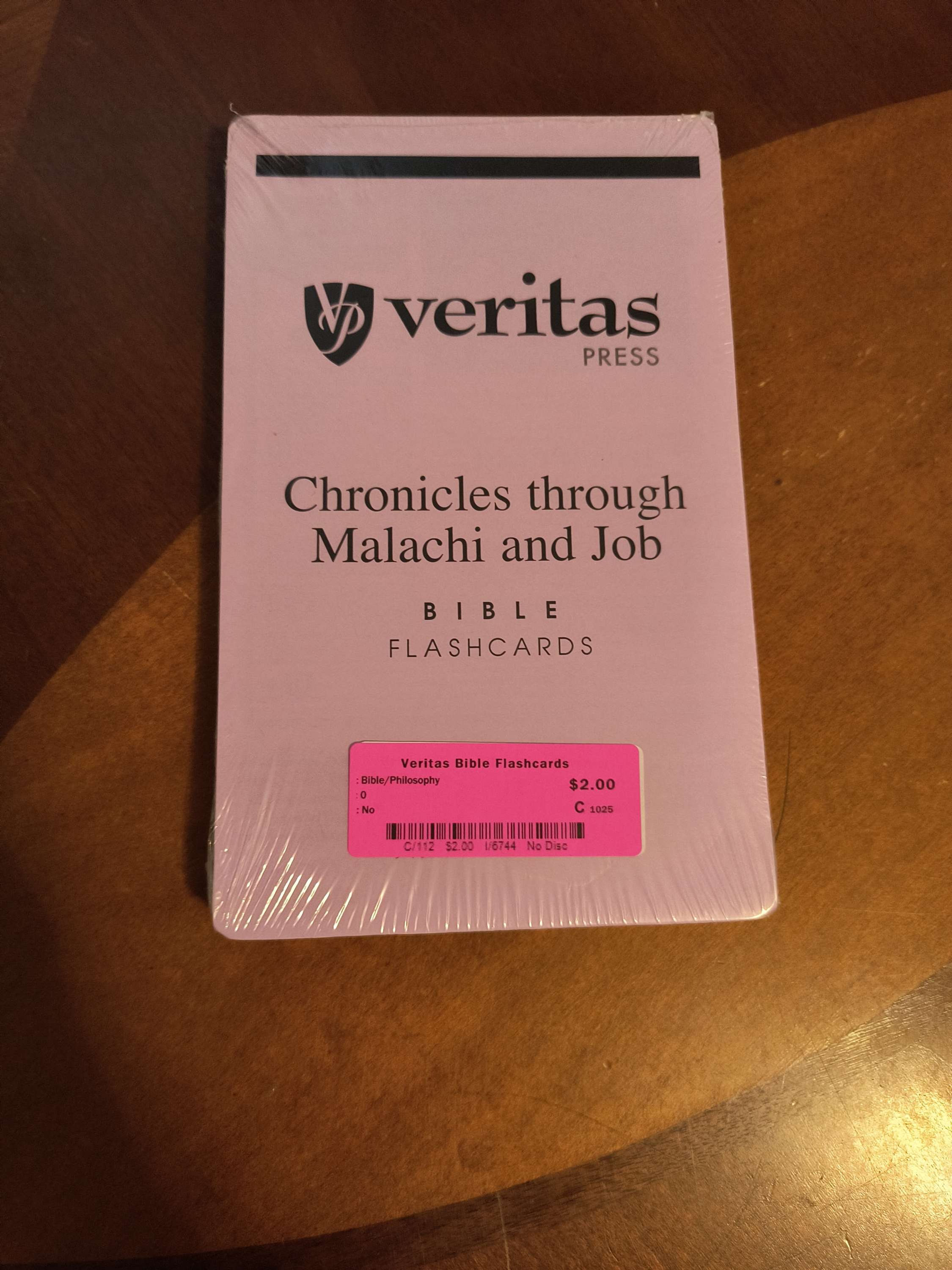 H Veritas Press Chron - Malachi bible Flashcards