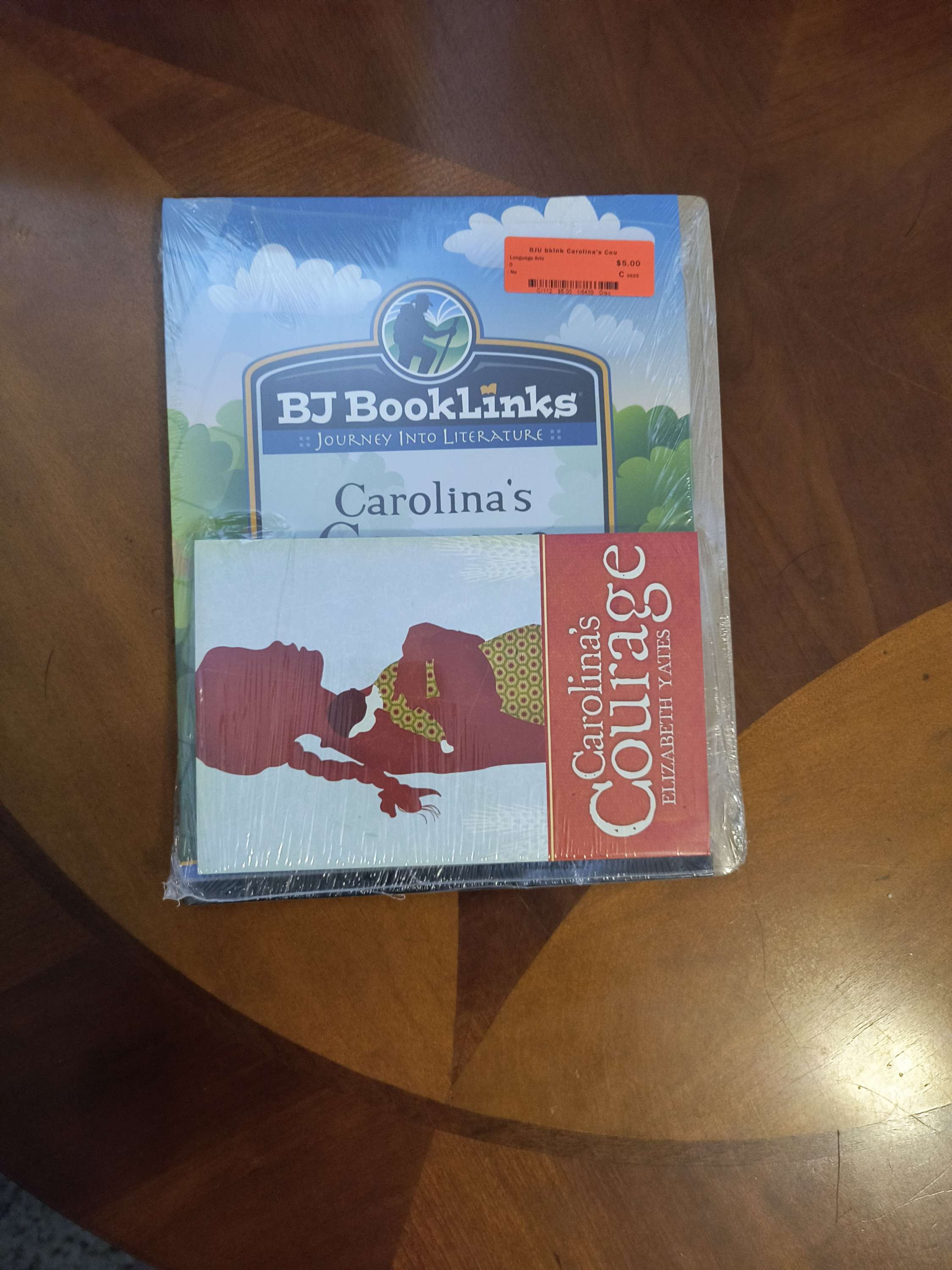 ELA - SG BJU Carolina's Courage Study Guide kit