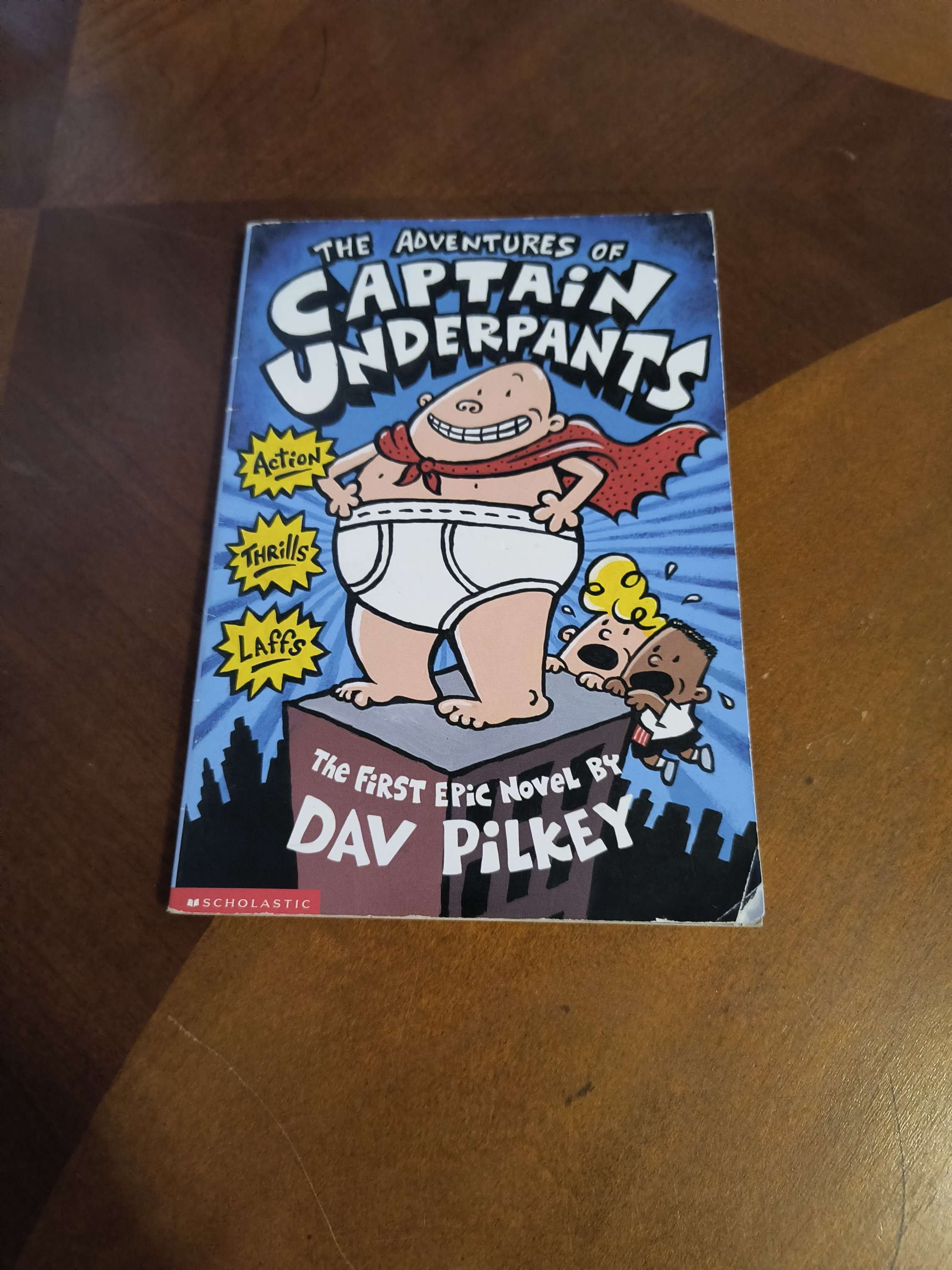 Captain Underpants 1st novel by Dav Pilkey
