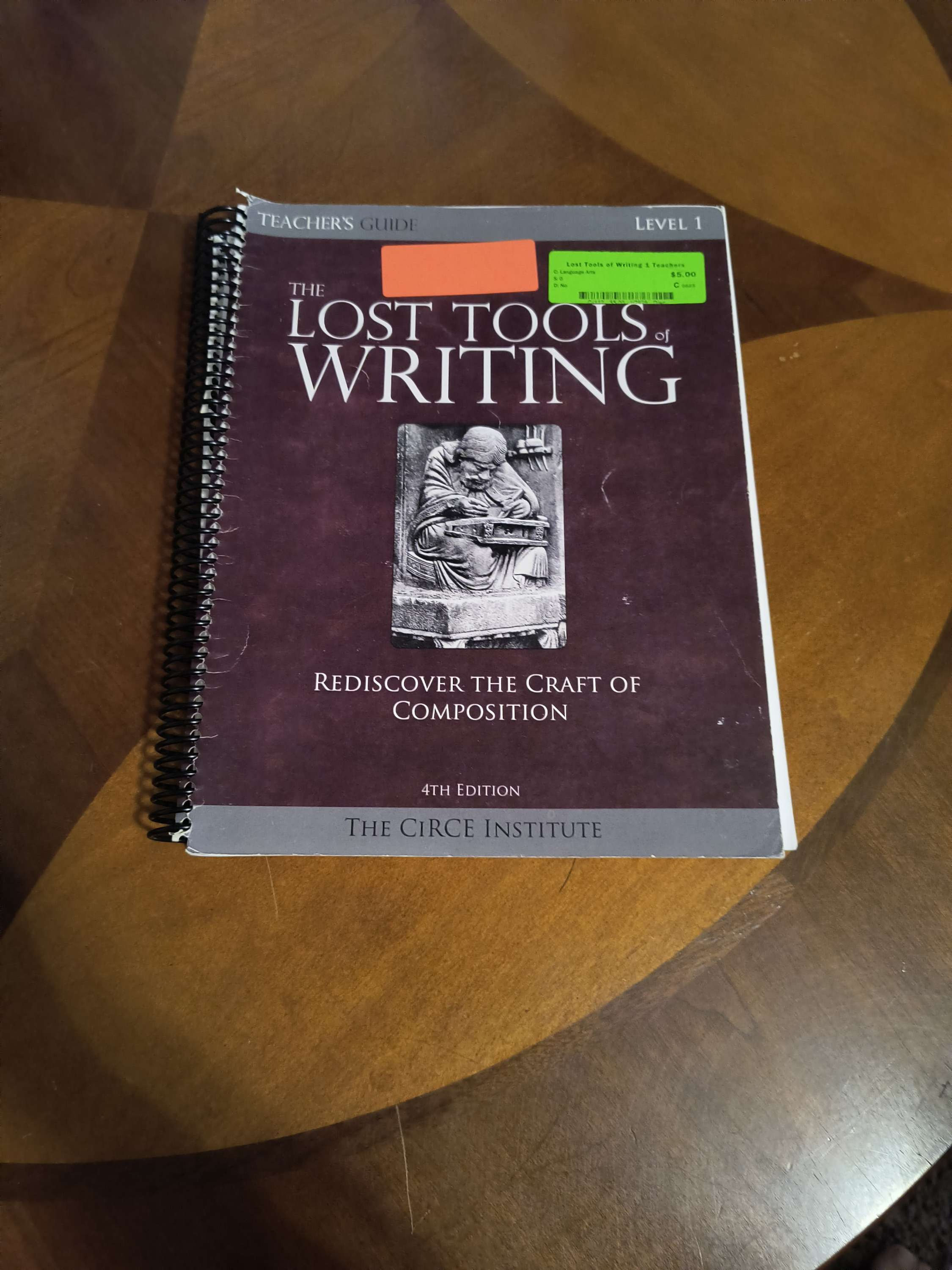 ELA The Lost Tools of Writing Teachers Guide