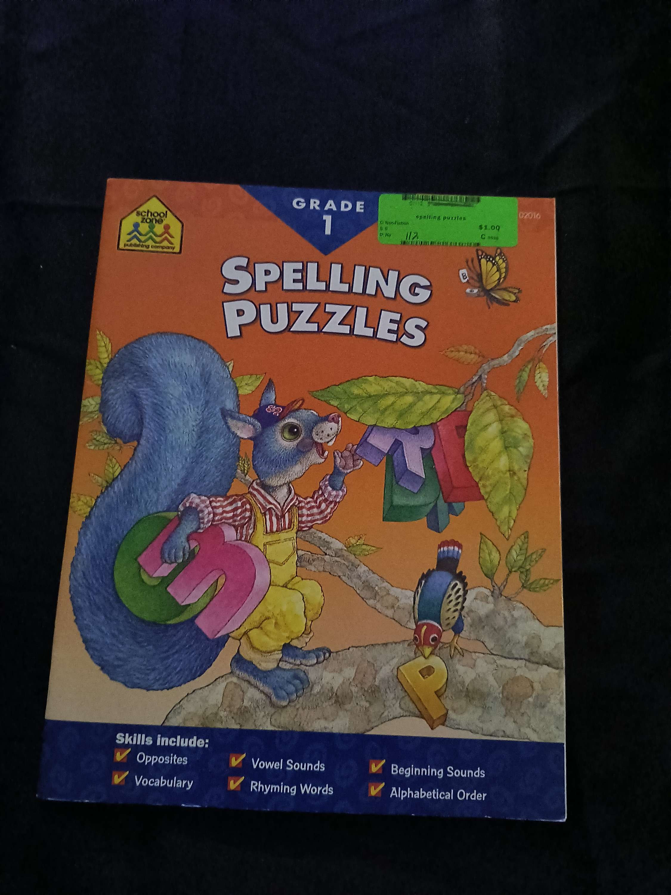 1st Grade Spelling Puzzle Book