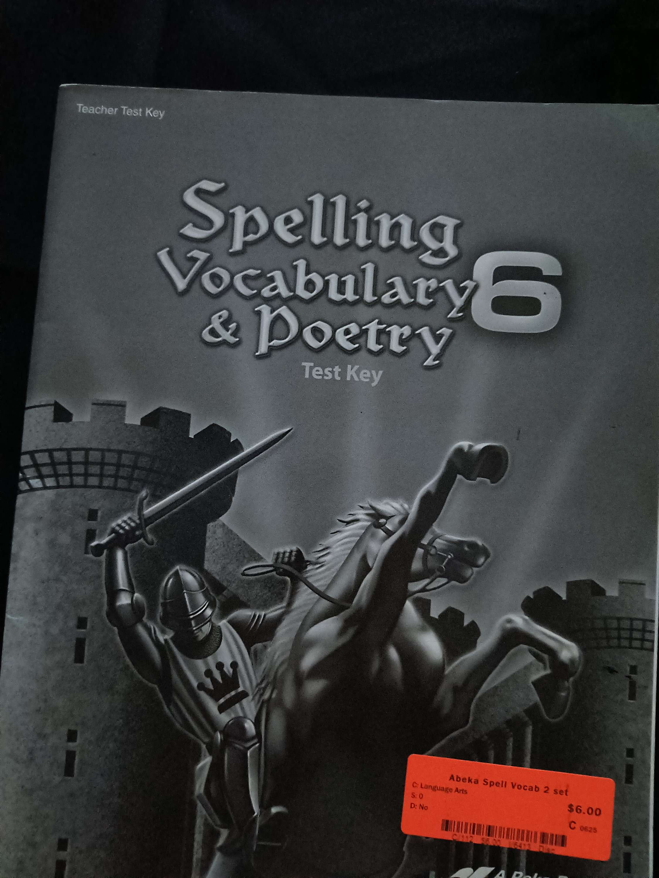 Abeka - Spelling, Vocabulary & Poetry 6 set (2pc)