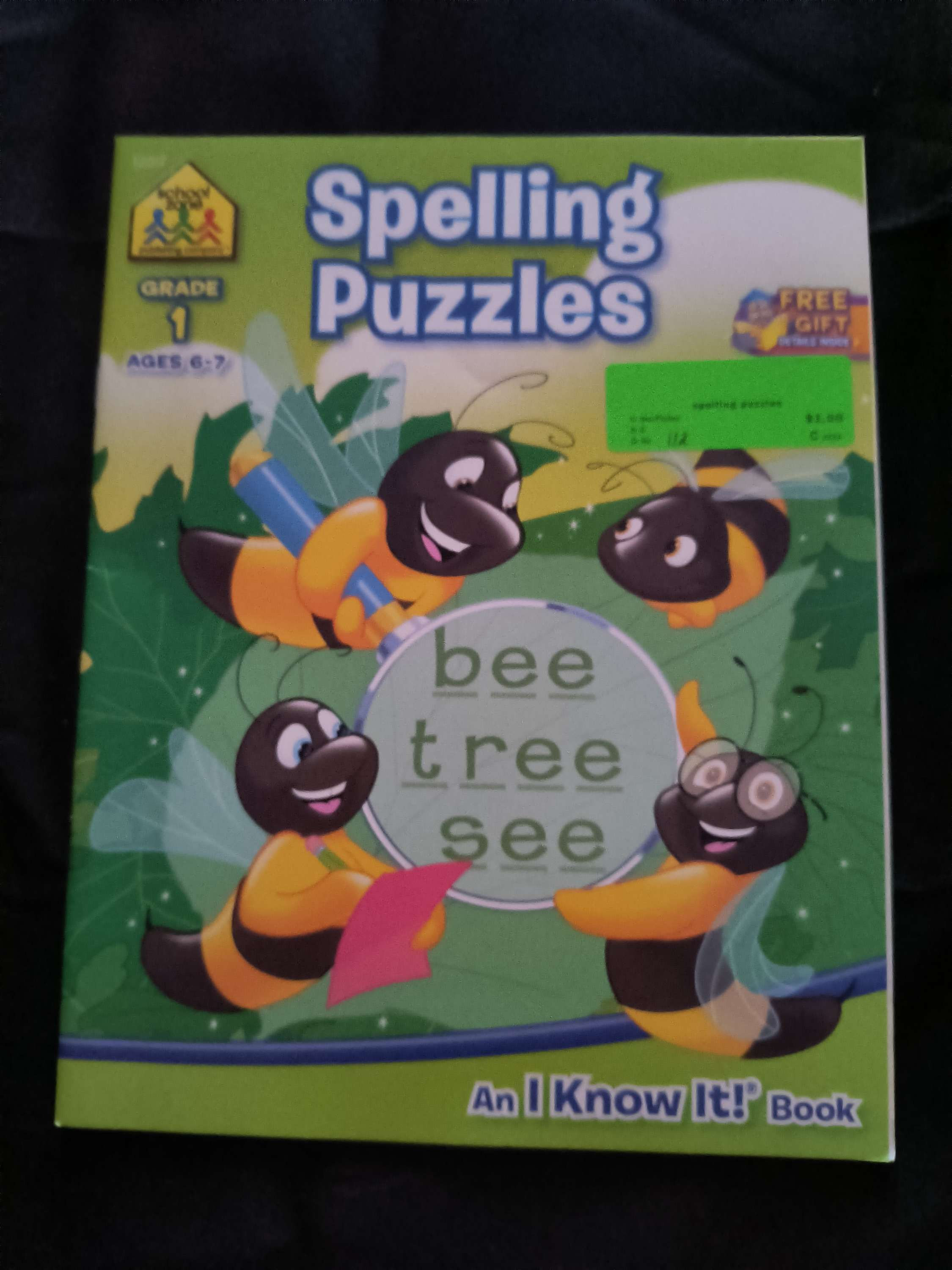 1st Grade Spelling Puzzle Book