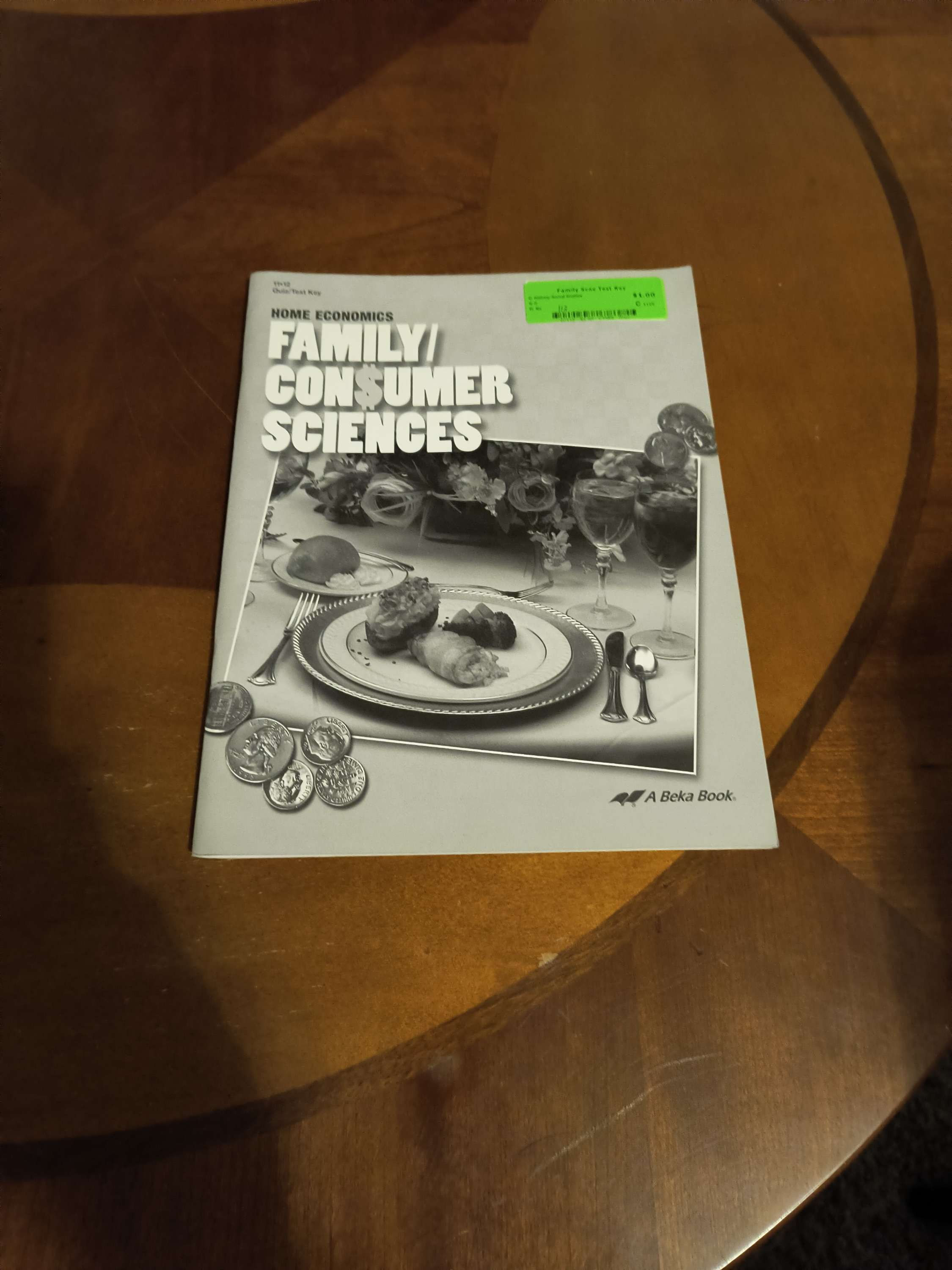 H Abeka Family Consumer Sciences Quiz/Test Key