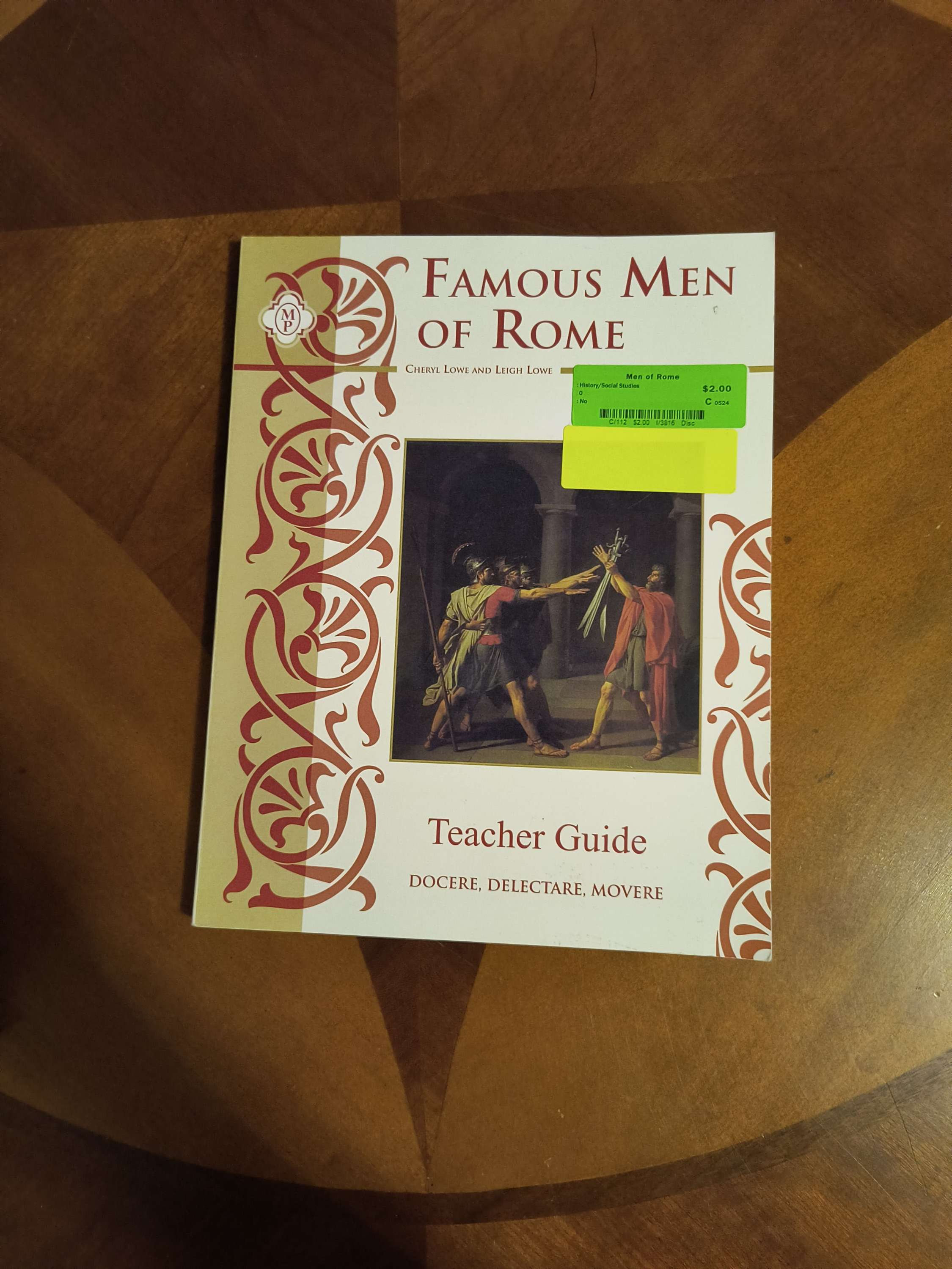 H Memoria Press - Men of Rome Teachers Guide
