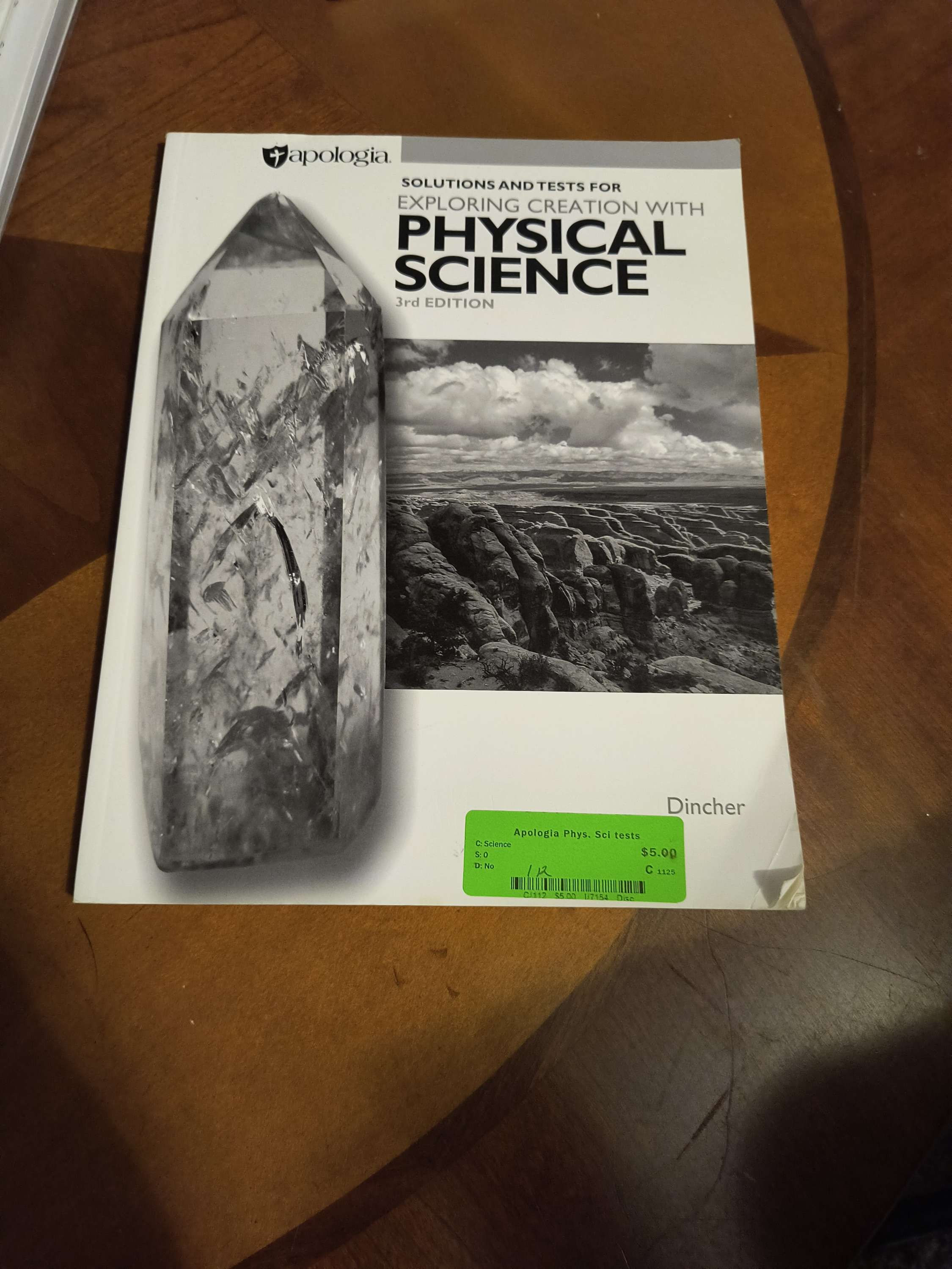 S Apologia Physical Science Solutions and Tests