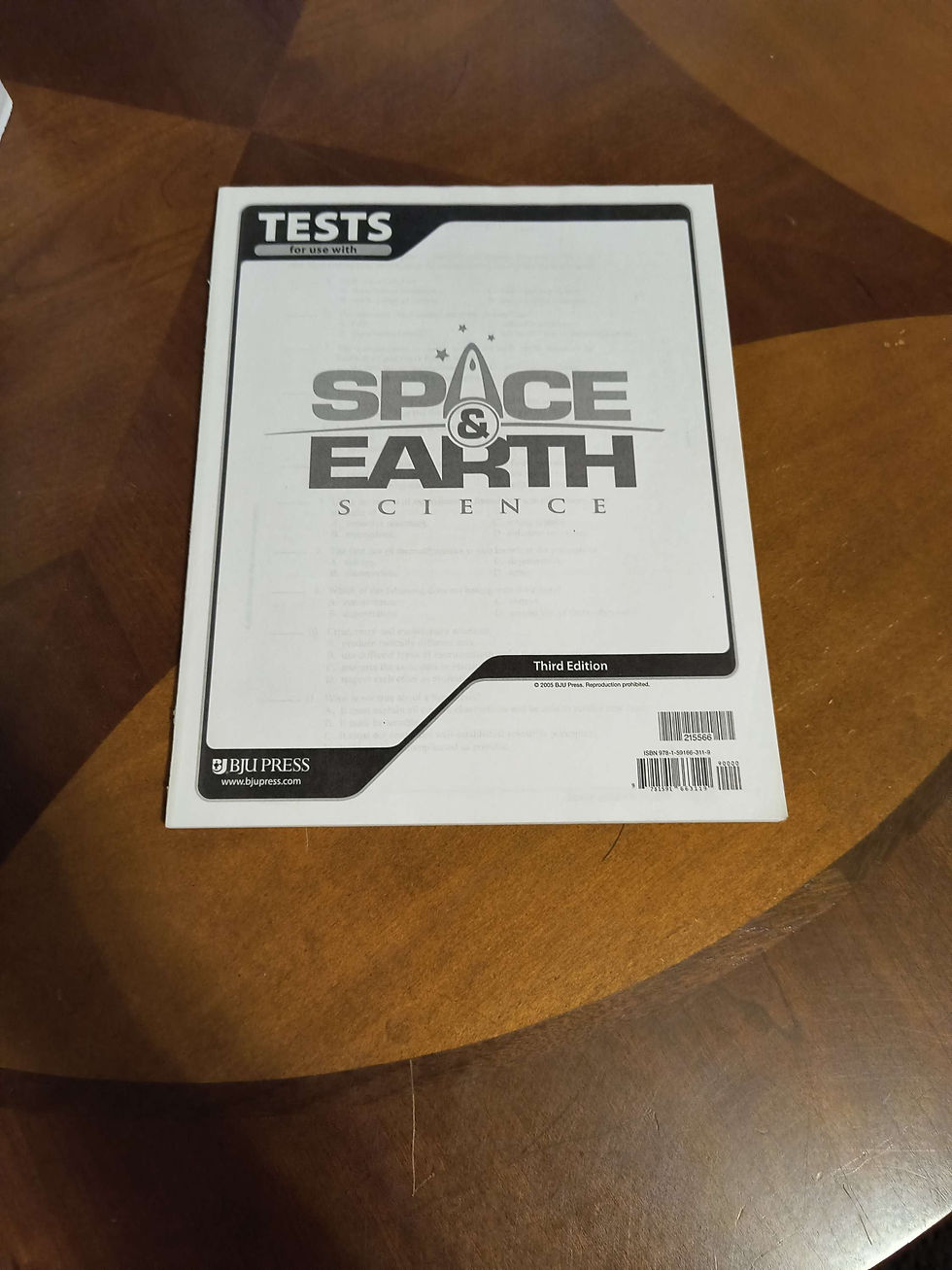 Thumbnail: S *NEW BJU Space Science 6 pc set