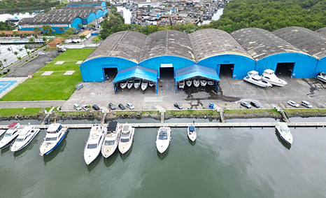 Hangar para embarcações
