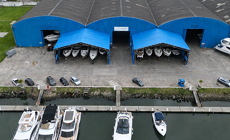 Hangar para embarcações