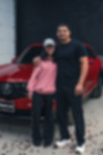 Familia Motor Group clients taking delivery of a new Acura