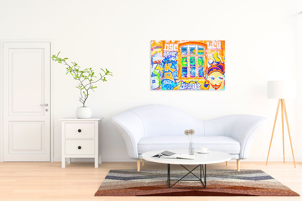 Miniaturbild: WANDBILD «GRAFFITI AN DER ALTEN WEBEREI IN GÜTERSLOH»