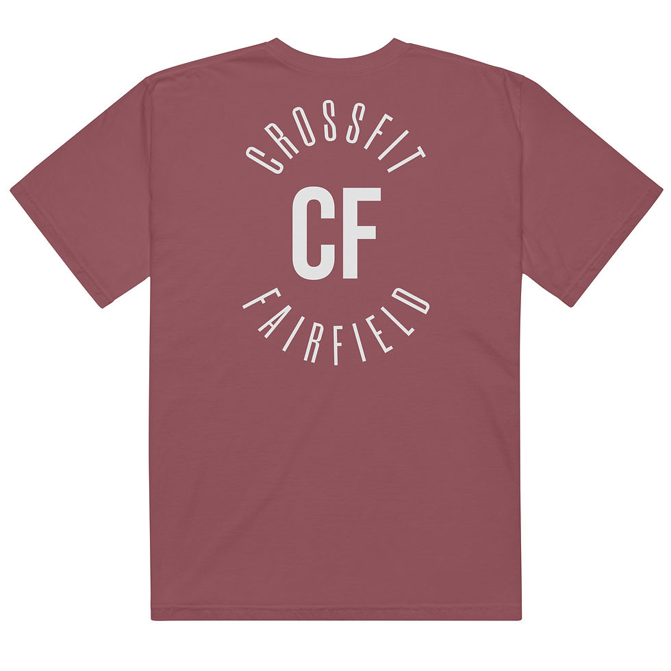 Thumbnail: Just Show Up garment-dyed Graphic t-shirt