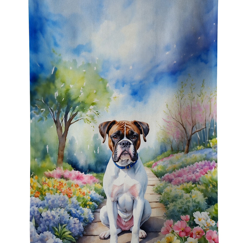 Boxer Spring Path Decorative Guest Hand & Kitchen Towel
