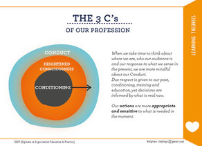 CONSCIOUSNESS - The 3 C’s Idea