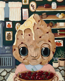 Cherry Scone