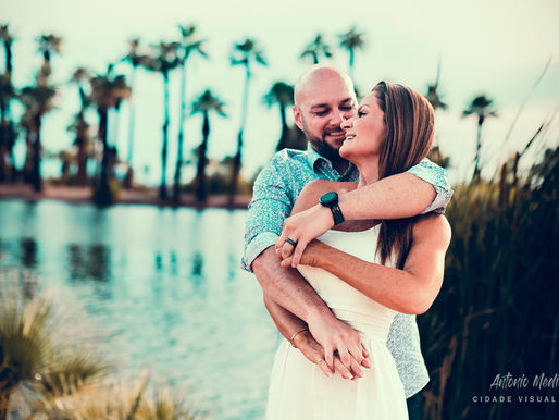 Kristi & Brandon's Engagement at Papago Park in Phoenix, Arizona