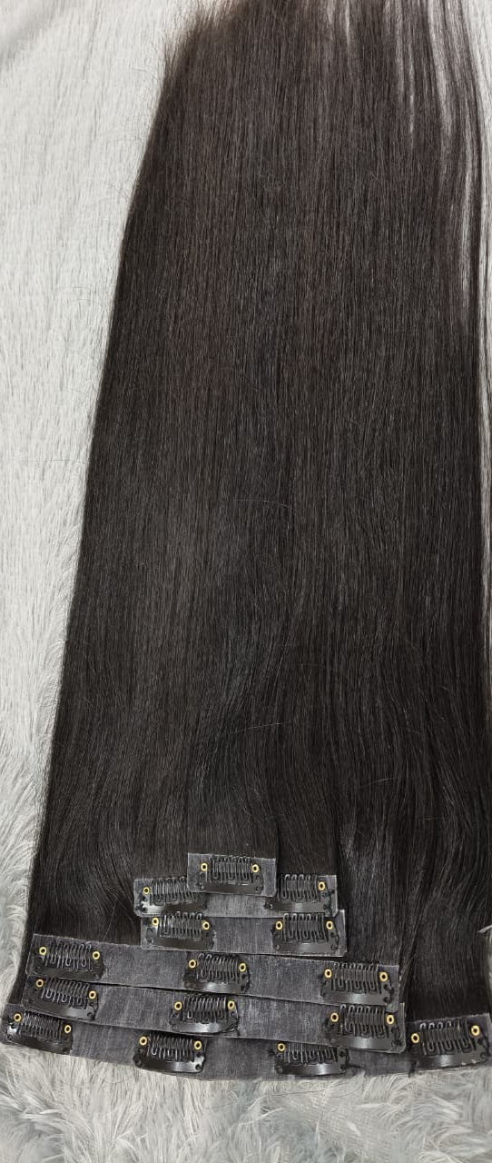 Thumbnail: Natural Black Seamless clip-ins