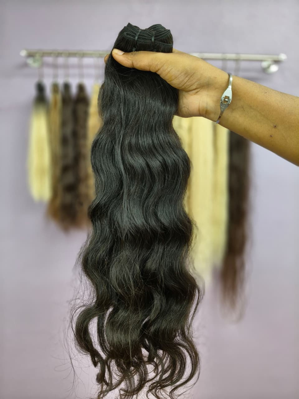Thumbnail: Natural Black Wefted Bundles