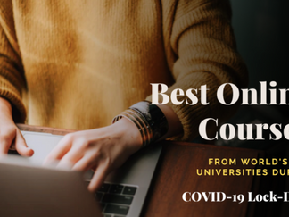 Best Online Courses from World’s Top Universities