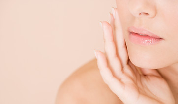 Woman with Hand on Face