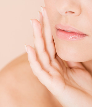Woman with Hand on Face