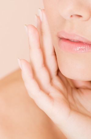 Woman with Hand on Face