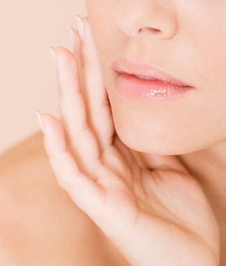 Woman with Hand on Face