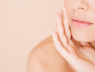 Woman with Hand on Face