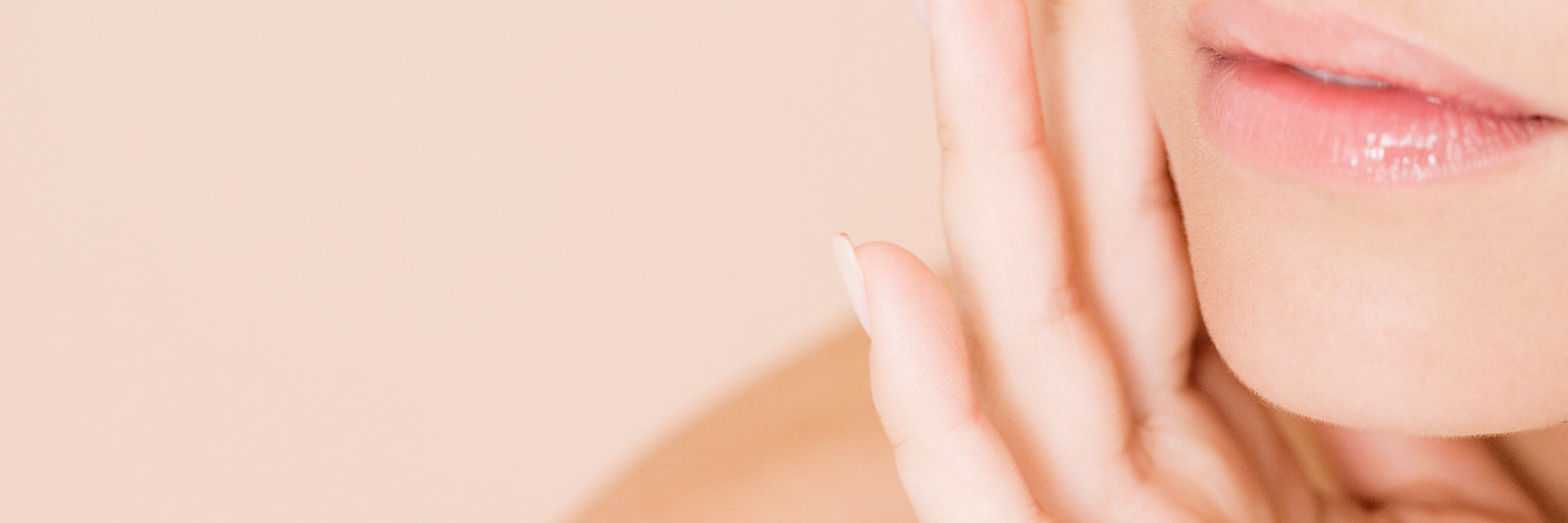 Woman with Hand on Face