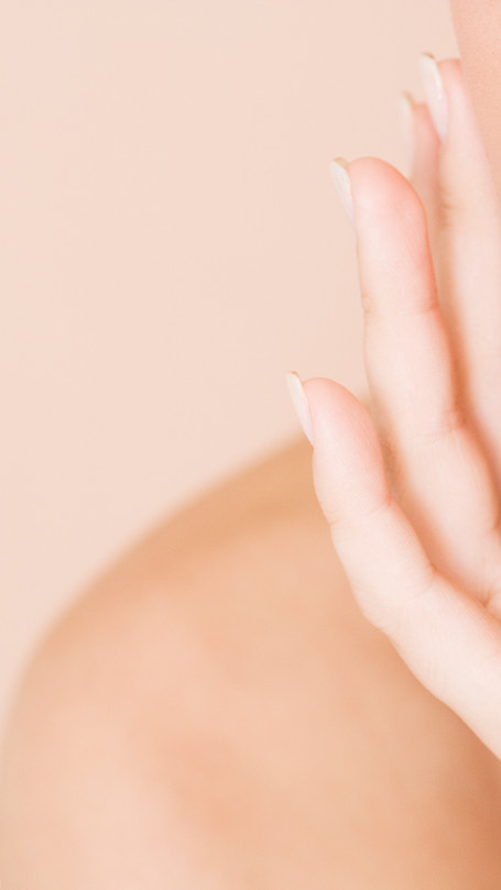 Woman with Hand on Face