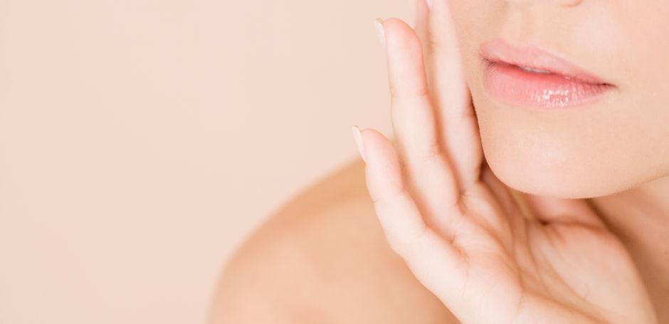 Woman with Hand on Face
