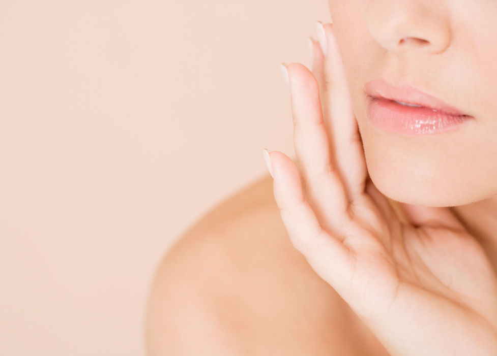 Woman with Hand on Face