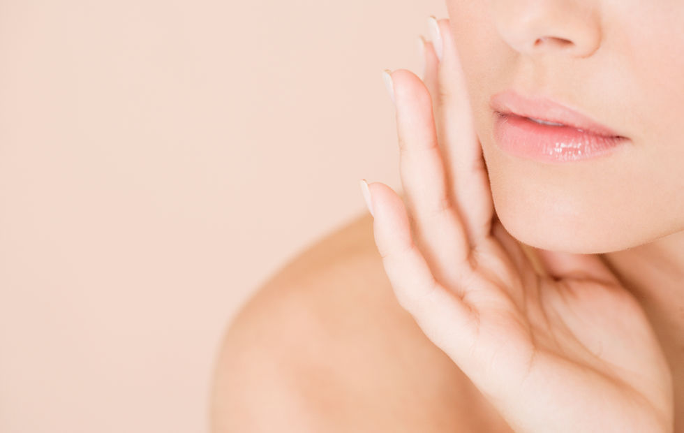 Woman with Hand on Face